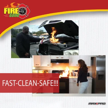 Fire Gone® Fire Suppressant, 2 Pack with Bracket